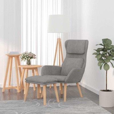Lounge chair with stool,...
