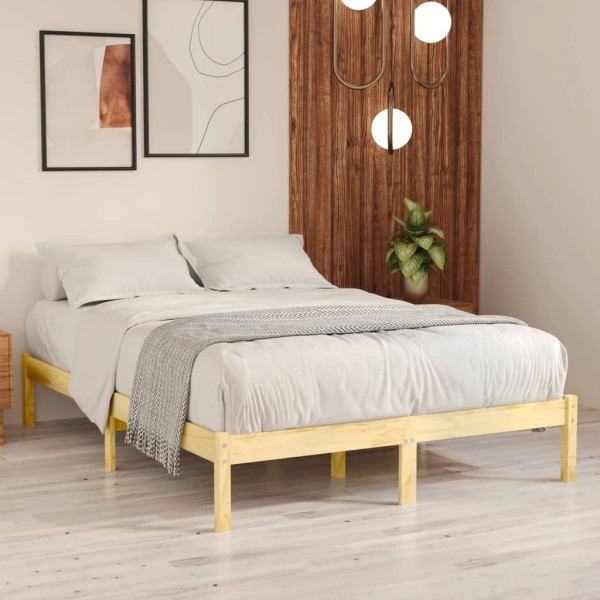 Bed frame, 160x200cm, solid pine wood