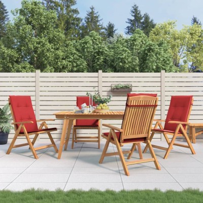 Reclining garden chairs...