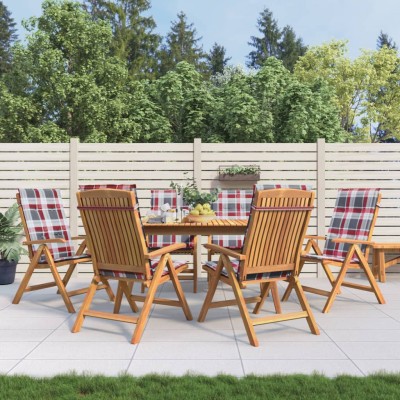 Reclining garden chairs...