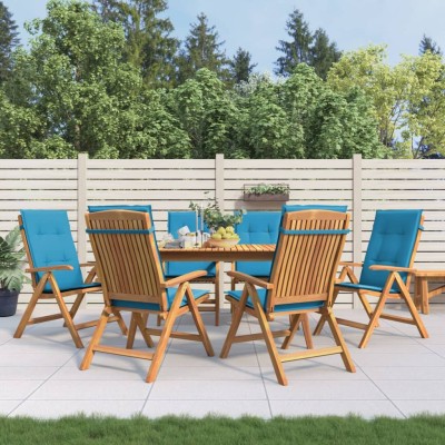 Reclining garden chairs...