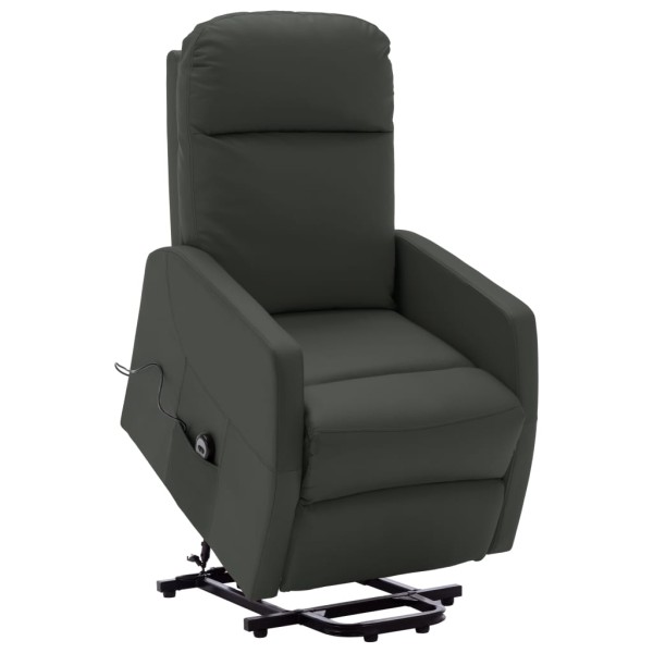 Standing chair, anthracite color, artificial leather