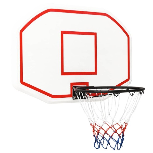 Basketball board, white, 109x71x3cm, polyethylene