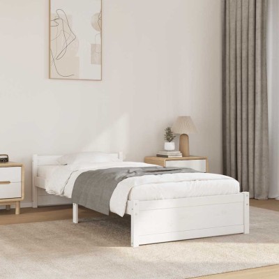 Bed frame, white, 90x200cm,...