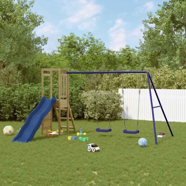 Outdoor playground set, impregnated pine wood