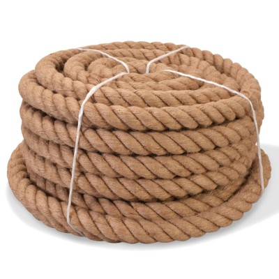Rope, 100% jute, 40mm, 30m