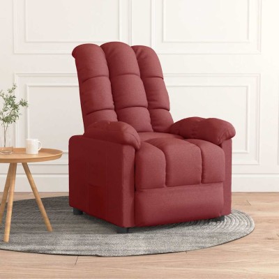 Reclining chair, red wine...