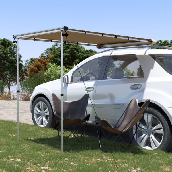 Awning for mobile home, beige, 1.2x2x2.15m