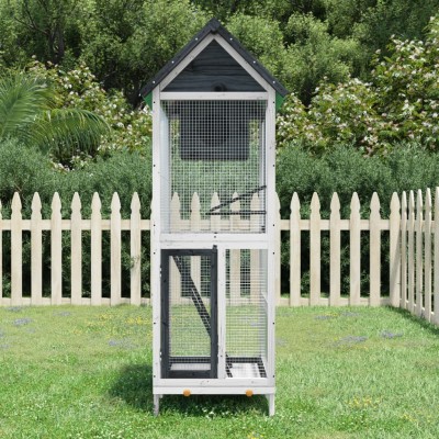 Birdhouse, gray,...
