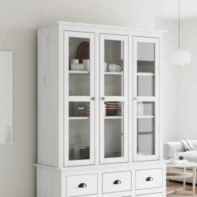 Cabinet with glass doors...