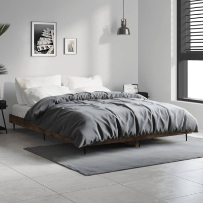 Bed frame without mattress,...
