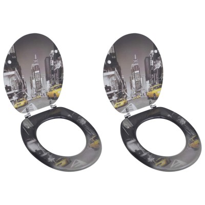Clozet seat with lid, 2pcs,...