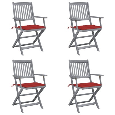 Folding outdoor chairs with...