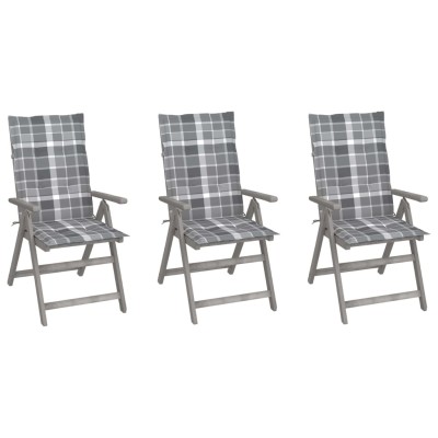 Reclining garden chairs...