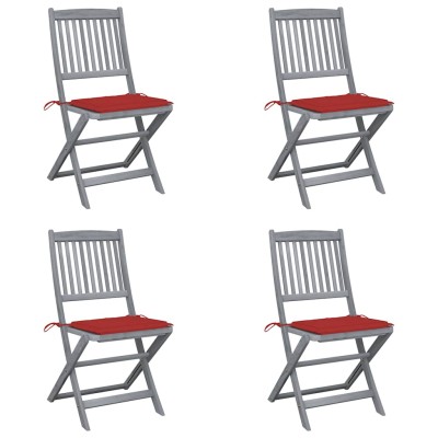 Folding outdoor chairs with...