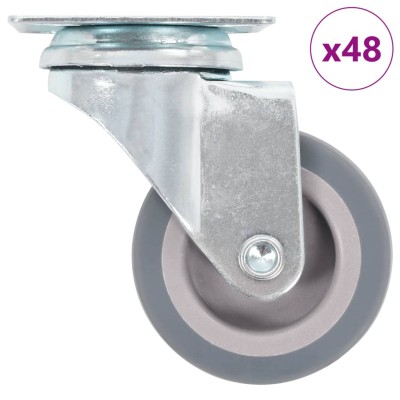 Swivel wheels, 48 ​​pcs., 50mm