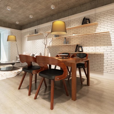 Dining room chairs, 4 pcs.,...