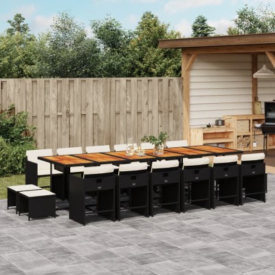 Garden set with cushions,...