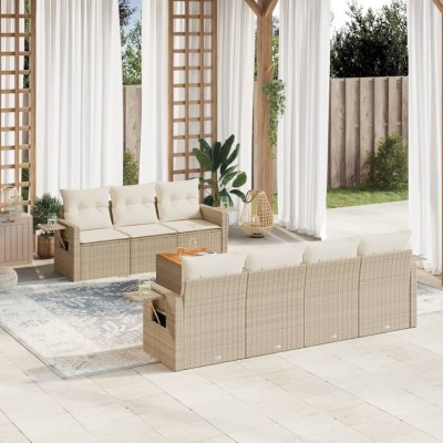 Sofa set with cushions, 8...