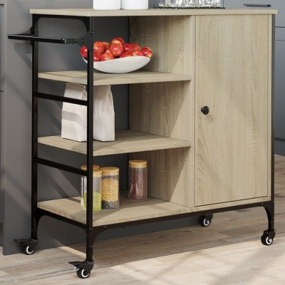Kitchen trolley, oak,...