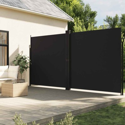 Retractable side awning,...