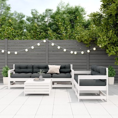 Garden set with cushions, 6...