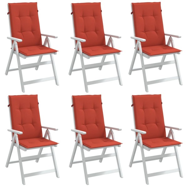 Needle pads, 6pcs., red, 120x50x4cm, fabric