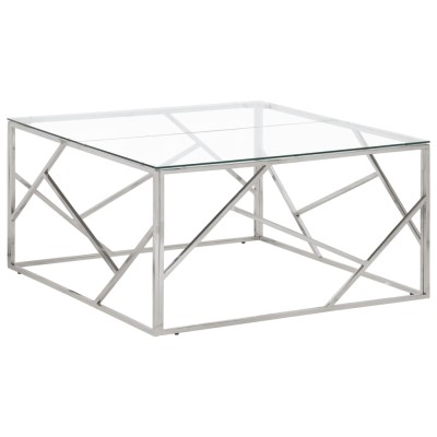 Coffee table, silver, steel...