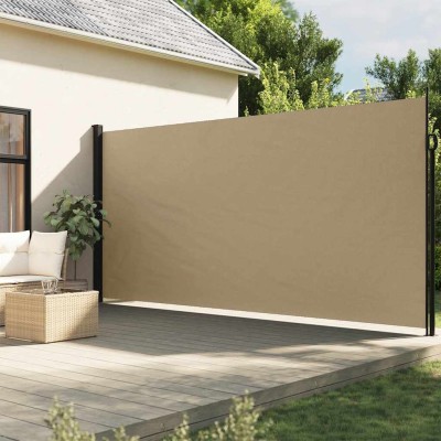 Retractable side awning,...