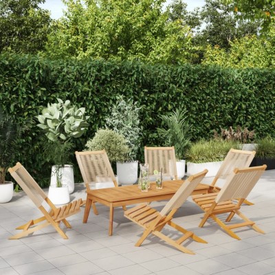Folding garden chairs, 6...