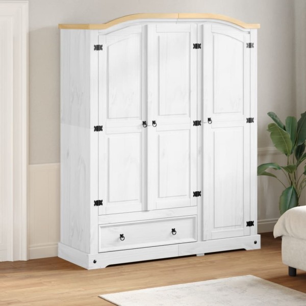 Wardrobe Corona, 151.5x52x186cm, solid pine wood