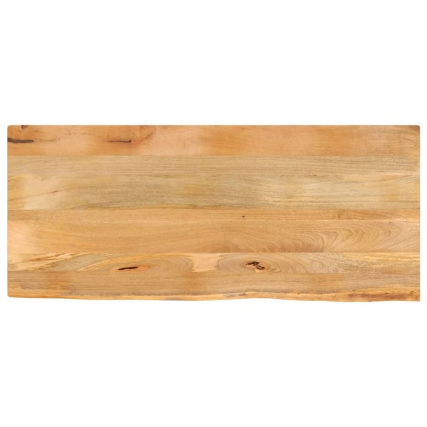 Tabletop, 140x60x2.5cm, solid mango, with a live edge