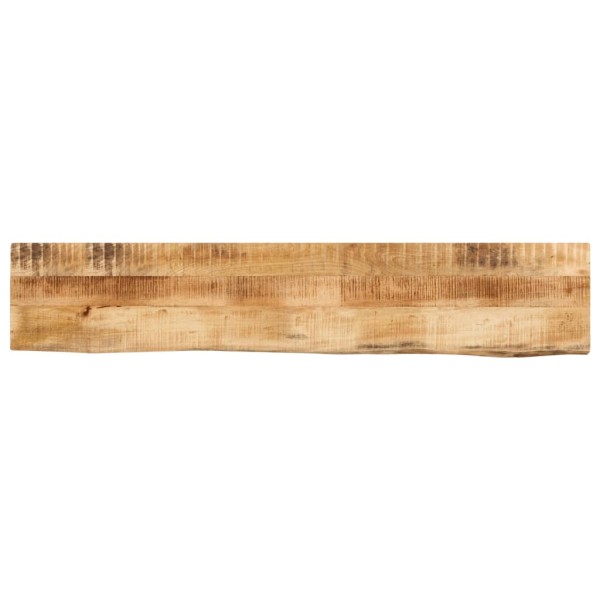 Table top, 180x40x3.8cm, solid mango, with a live edge