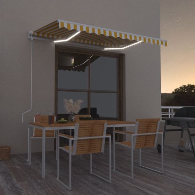 Awning with LED/wind...