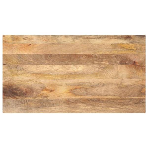 Tabletop, 100x70x3.8cm, solid mango wood, rectangular
