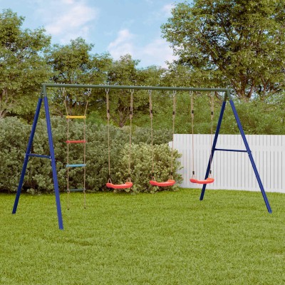 Outdoor swing set with...