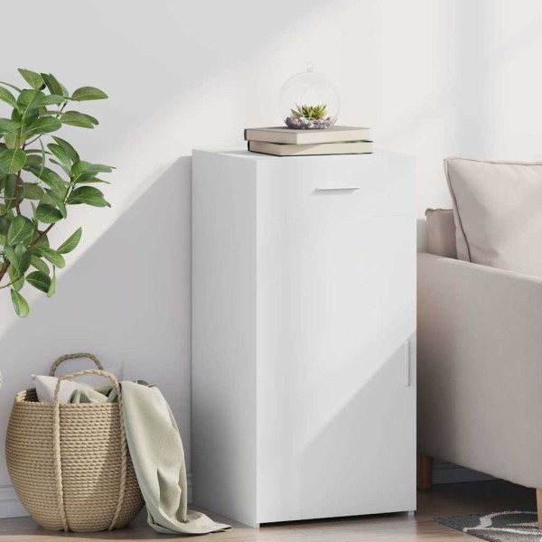 Side cabinet, white, 45x42.5x93cm, treated wood
