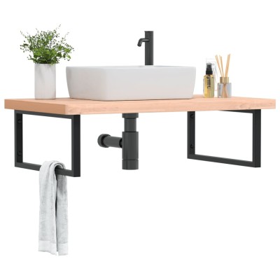 Washbasin shelf, steel and...