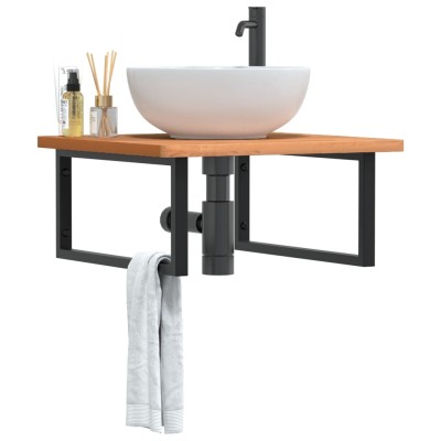 Washbasin shelf, steel and...