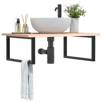 Washbasin shelf, steel and...