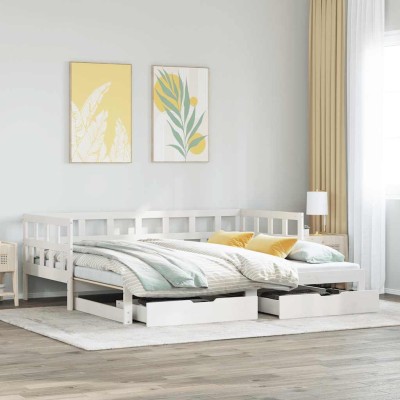 Bed with pull-out...