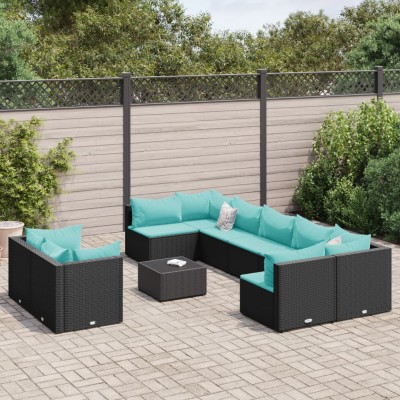 Garden set with cushions,...