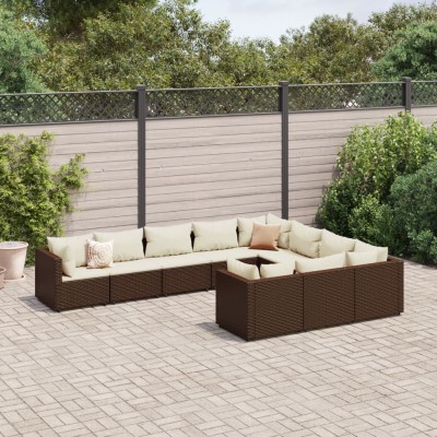 Garden set with cushions,...