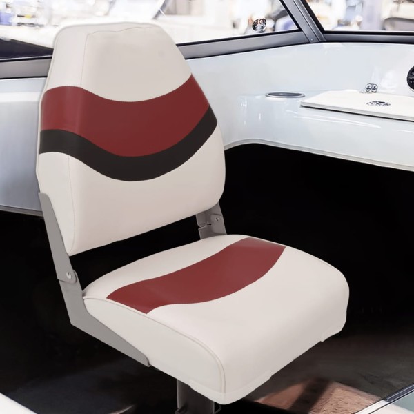 Folding Boat Seat Set, 2 Piece, High Back