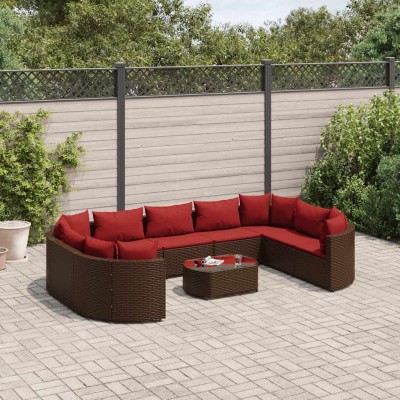 Garden set with cushions,...