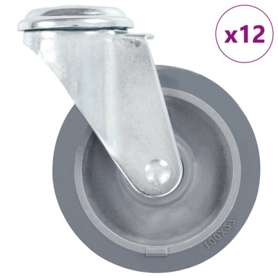 Castors, 12 pcs., 100mm,...