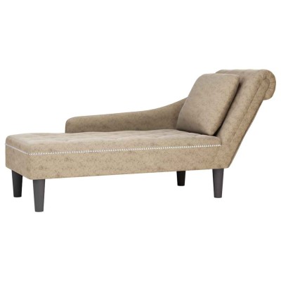 Lounger with pillow/armrest...