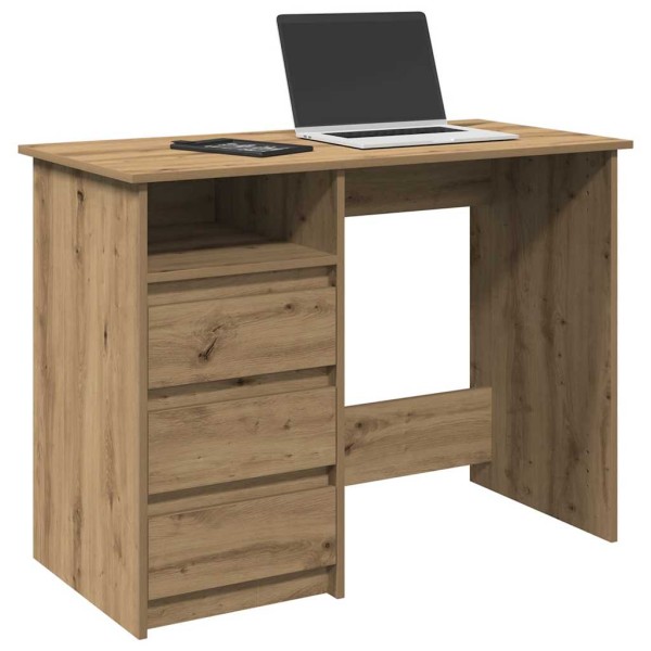 Desk, artisan, 102x50x75cm, processed wood