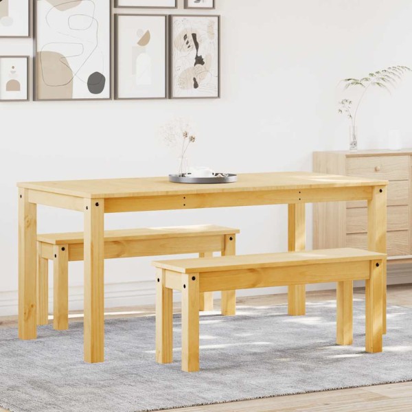 Dining set PANAMA, 3 parts, solid pine