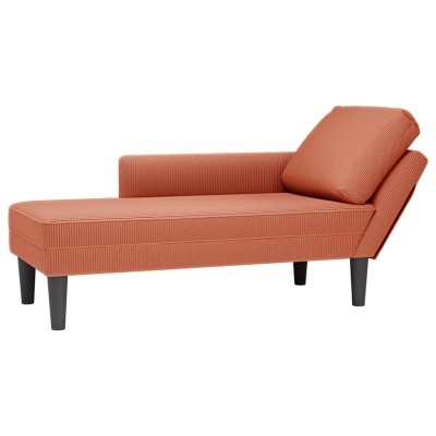 Lounge sofa with pillows in...